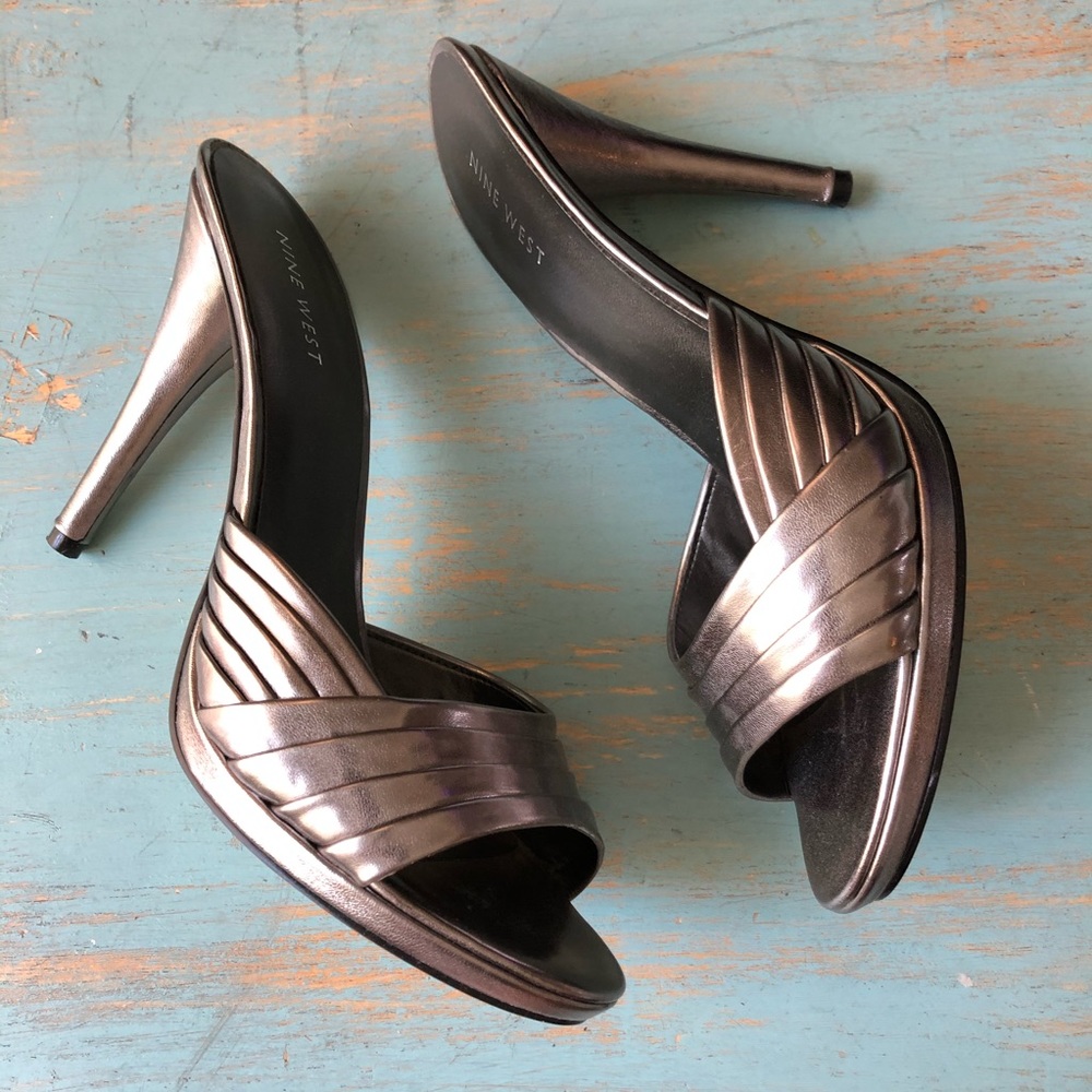 Nine West Slip On Heels